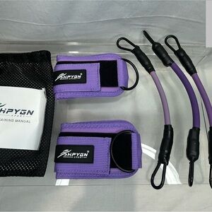 Purple Resistance Bands Set
